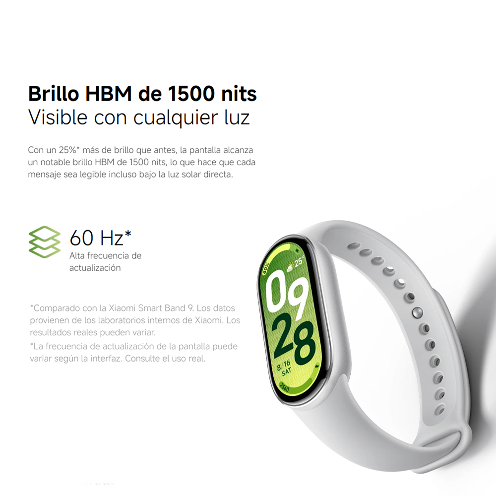 XIAOMI SMART BAND 10 CLACIER GRIS